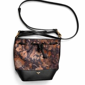 Fable Deco Black Bloom Bucket Bag